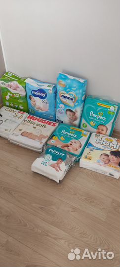 Подгузники поштучно (+упаковки)