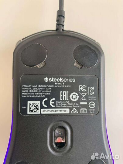 Игровая мышь steelseries rival 3