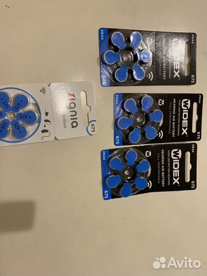 Батарейки для слуховых аппаратов