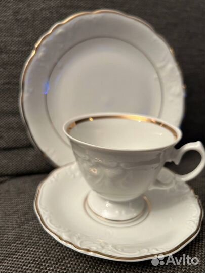 Чашка с блюдцем Wawel Poland 50год