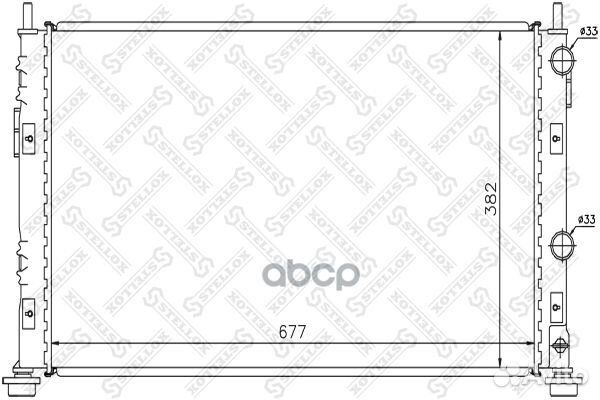 1025282SX радиатор системы охлаждения Chrysler