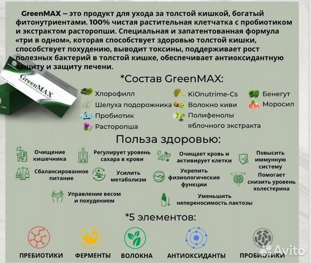 Гринмакс GreenMax детокс