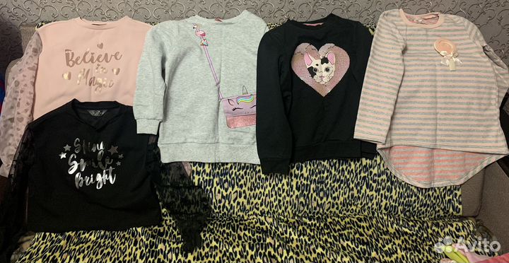 Вещи пакетом на девочку от 110-120