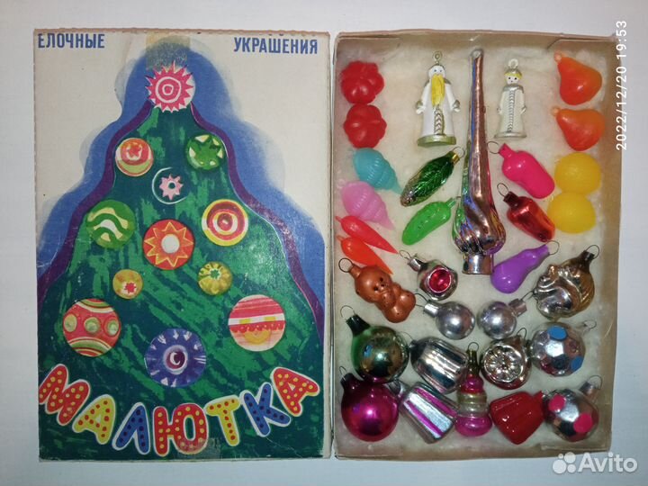 Ёлочные игрушки СССР