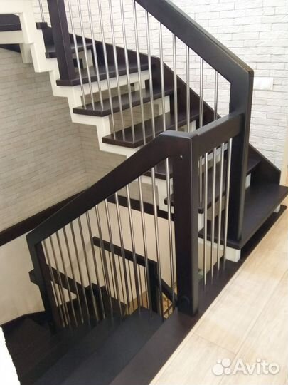 Изготовление лестниц на металлическом каркасе