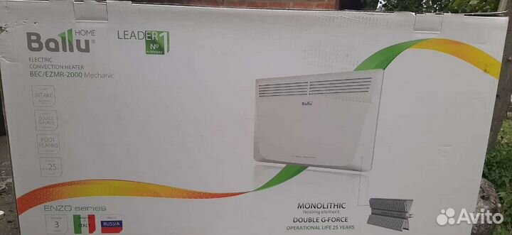 Конвектор электрический ballu bec/ezmr 2000