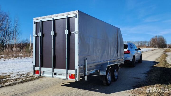 Прицеп сст 7132-65 R15 (Борт-Аппар. и Тент 1.7 )