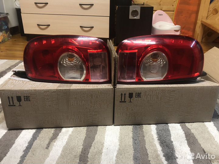 Фары задние renault duster