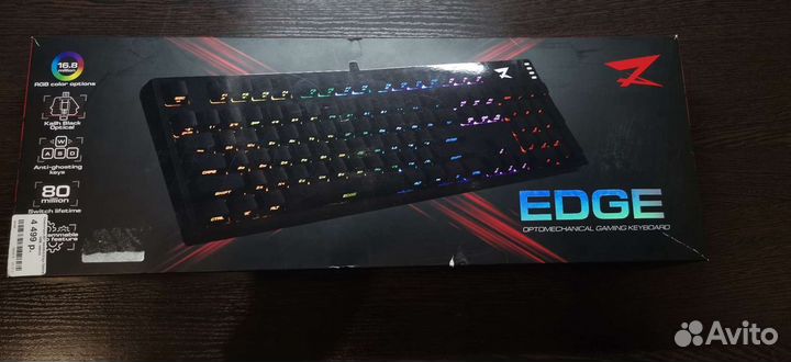 Механическая клавиатура zet gaming edge optical