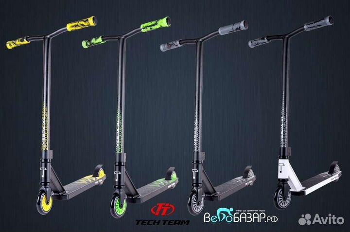 Трюковой самокат Tech Team Vespa XL