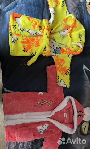 Халат махровый для девочки