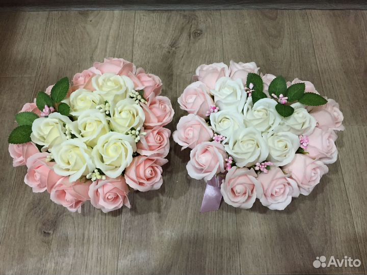 Букеты из мыльных роз на 14 февраля