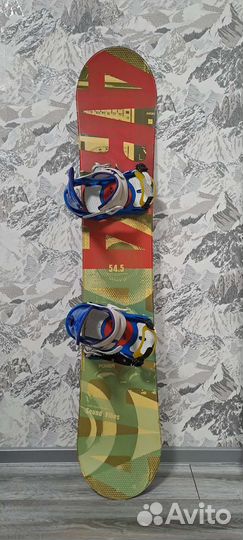 Сноуборд Aria 154.5cm+крепления Glide