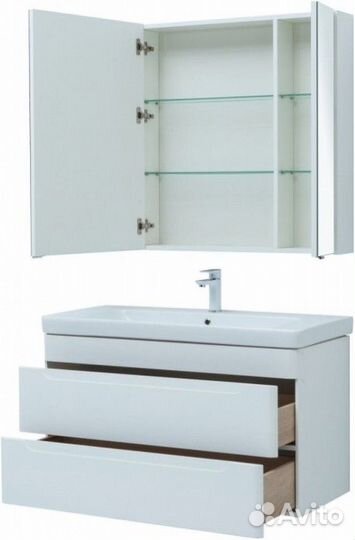 Мебель для ванной Aquanet София 105 2 ящика