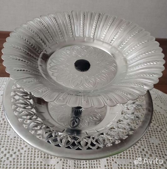 Ваза для фруктов, пирожница, фруктовница