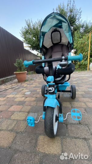 Детский велосипед с родительской ручкой