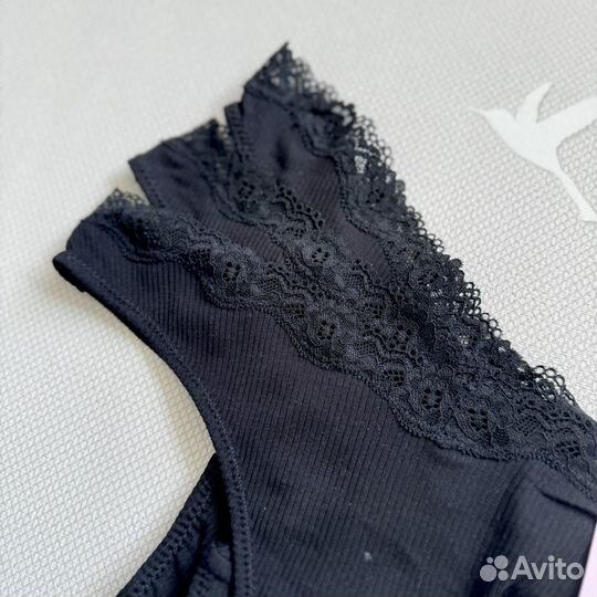 Трусы женские hm стринги хлопок S