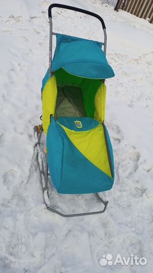 Коляска санки