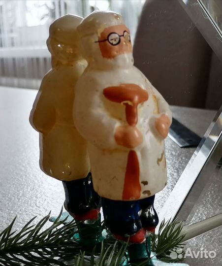 Елочная игрушка СССР на прищепке 