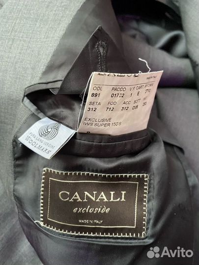 Мужской костюм Canali Exclusive 50 размера