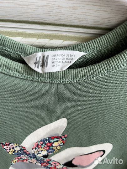 Платье для девочки hm 98/104