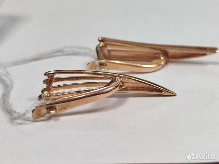 Золотые серьги