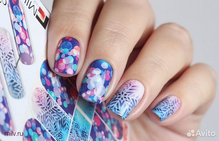 Слайдеры (наклейки) для дизайна ногтей