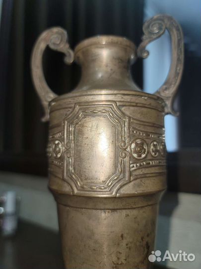 Ваза старинная с клеймом биметалл