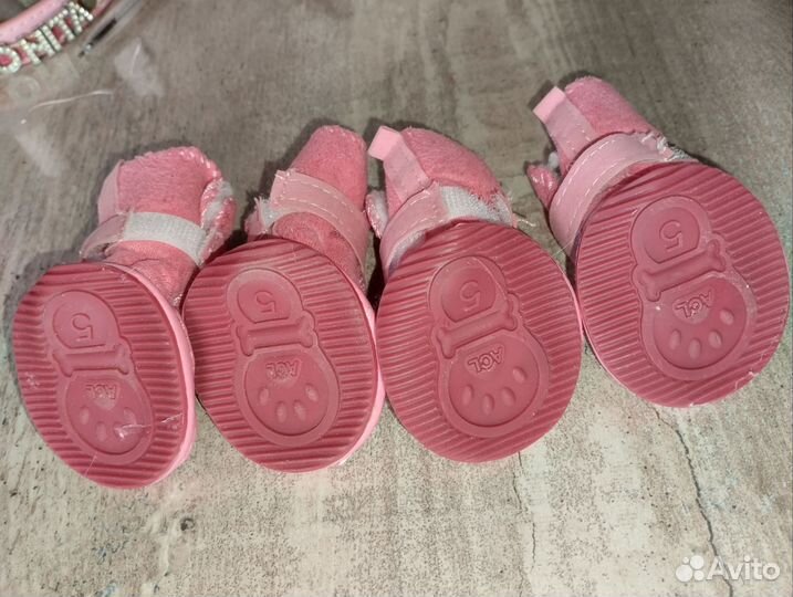 Новая Обувь/ ботинки/ пинетки зимние для собак