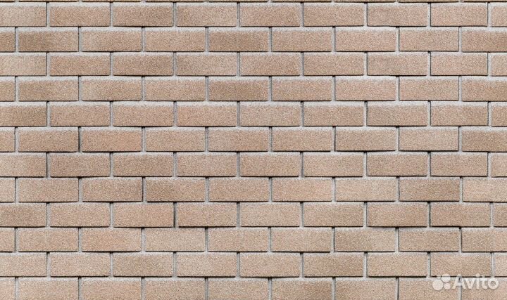 Hauberk фасадная плитка, кирпич Песчаный (2м2)