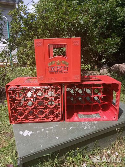 Пластиковые ящики для бутылок