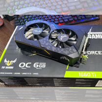 Видеокарта gtx 1660ti Asus Tuf gaming