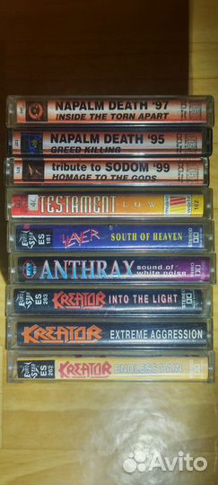 Аудиокассеты Rock, Metal