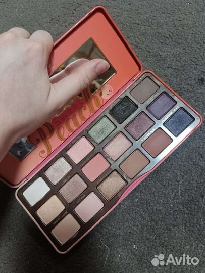 Палетка too faced sweet peach оригинальная