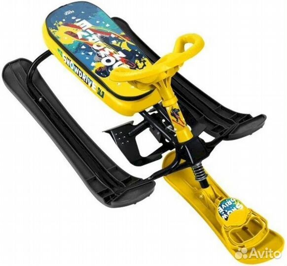 Снегокат детский зимний с тормозом Ника кросс (арт