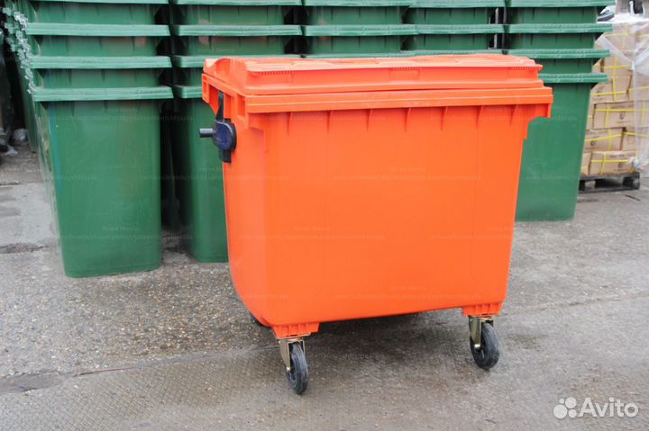 Пластиковый Евроконтейнер 1100л C1572