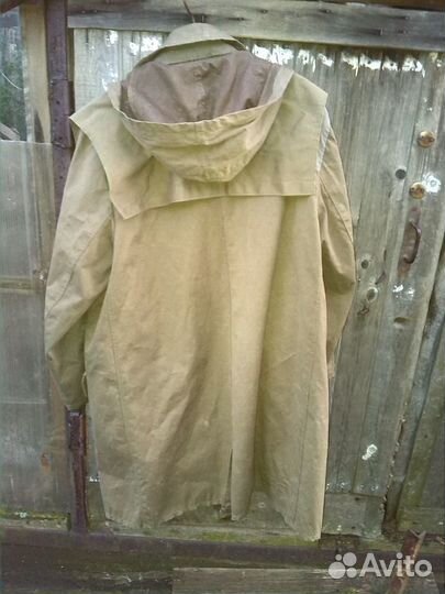 Плащ защитный брезентовый прорезиненный