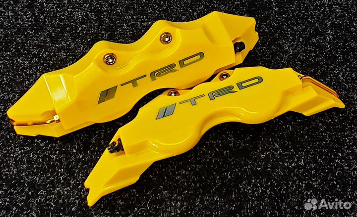 Накладки на тормозные суппорта TRD 280мм (Желтый)