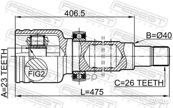 ШРУС 2111-CB420RH 2111-CB420RH Febest