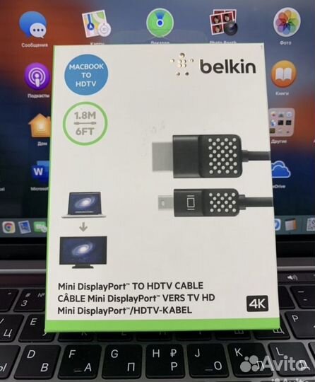 Mini DisplayPort to hdtv cable