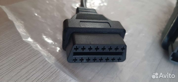 Диагностический переходник obd2 на газ 12 PIN