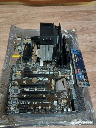 Комплект мать+проц+озу+охлад