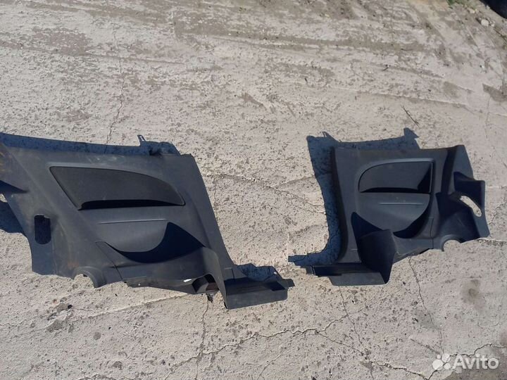 Обшивка салона задняя Opel Corsa D купе