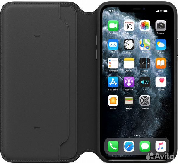 Чехол Apple Leather Folio для Apple iPhone 11 Pro