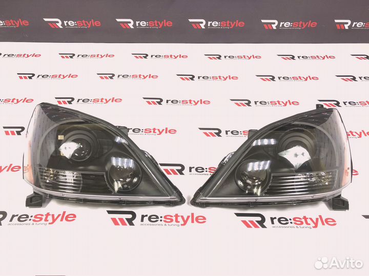 Фары Лексус GX470 Черные