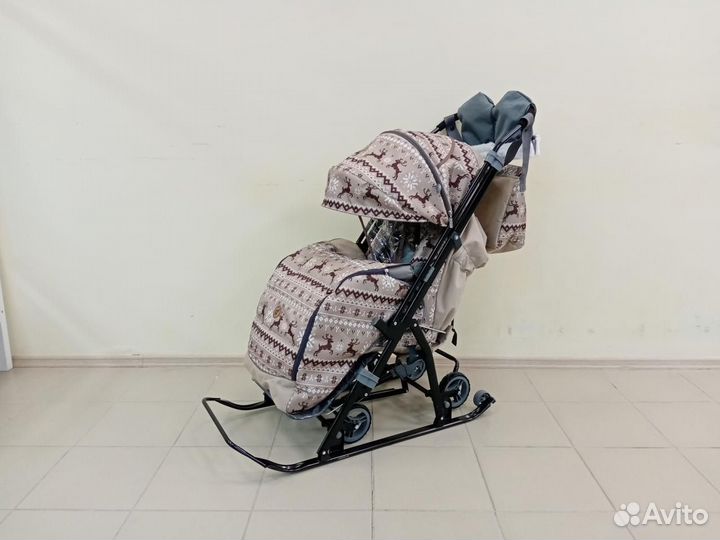 Санки-коляска Galaxy Kids 3-1. /Новые