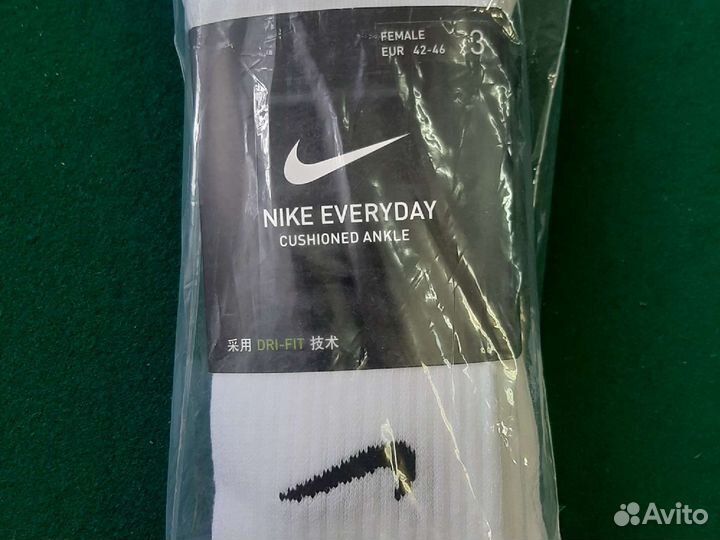 Носки nike everyday Cushioned, лето, длинные