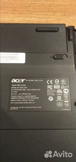 Ноутбук acer aspire 5600