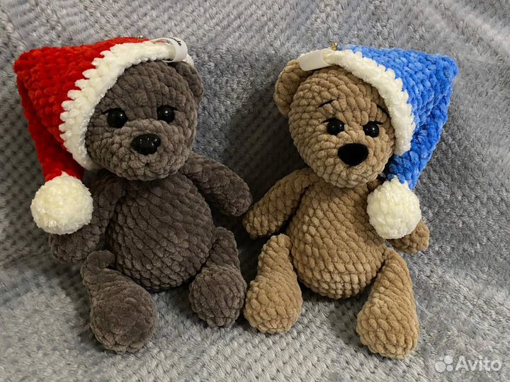 Вязаная игрушка Мишутка