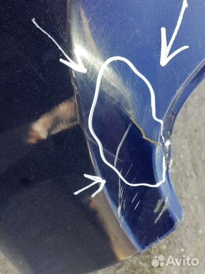 Бампер задний Renault Duster